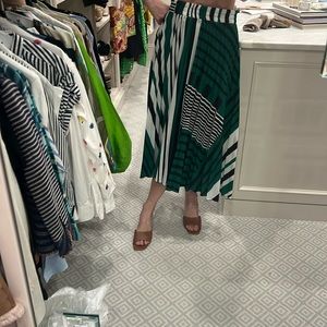 Mango midi skirt knife pleats